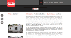 Desktop Screenshot of elikacabins.com